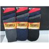 Image 1 : New 3 Packs of 3 Mens Winter Thermal Socks USA 10-13 / 9 pairs total