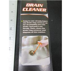 New Drain Cleaner Excellent for Removing Hair from clogged drains