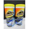 Image 1 : 2 New Armor All Glass Wipes / 25ct each
