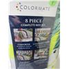Image 2 : New Full 8 piece Comforter Complete Bed set / Tropical Hummingbird