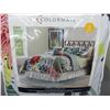 Image 1 : New Queen  8 piece Comforter Complete Bed set / Tropical Hummingbird