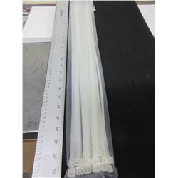 New 24inch x9mm Cable/Zipties 160lb break strength super heavy duty 25pc.