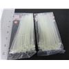 Image 1 : 2 new packs of 6 inch Cable/Zipties 100 per pack