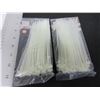 Image 1 : 2 new packs of 6 inch Cable/Zipties 100 per pack