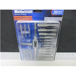 New Mastercraft 20pc Tap Set / SAE & Metric