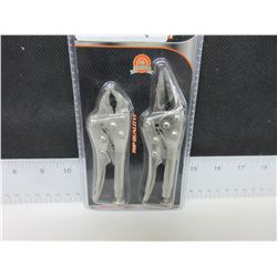 3 New Mini Vise Grips locking Pliers
