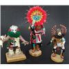 Image 1 : 3 Hopi Kachina Carvings
