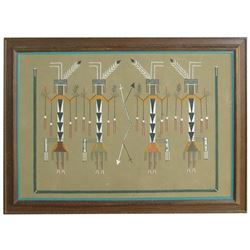 Navajo Sand Painting - J.A. Begay