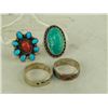 Image 2 : 4 Navajo/Hopi Rings