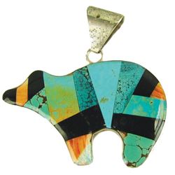 Zuni Inlay Pendant