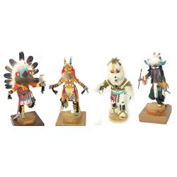 4 Kachina Carvings