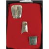 Image 2 : 3 Silver Bolo Tie Slides