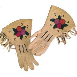 Northern Plains Beaded Gauntlets