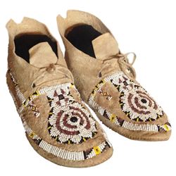 Southern Plains Beaded Moccasins