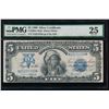 Image 1 : 1899 $5 Chief Silver Certificate PMG 25
