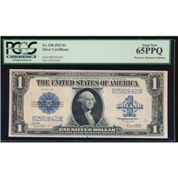 1923 $1 Silver Certificate PCGS 65PPQ