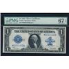 1923 $1 Silver Certificate PMG 67EPQ