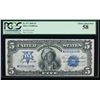 1899 $5 Chief Silver Certificate PCGS 58