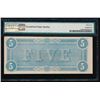 Image 2 : 1864 $5 Confederate States of America Note PMG 64EPQ