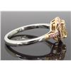 Image 5 : 18KT Two Tone Rose and White Gold 1.25ctw Diamond Ring