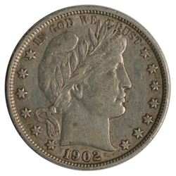 1902 Barber Half Dollar Coin