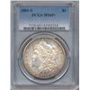 Image 1 : 1881-S $1 Morgan Silver Dollar Coin PCGS MS65+