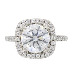 Platinum 1.73ct GIA Cert Diamond Ring