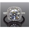 Image 2 : Platinum 1.73ct GIA Cert Diamond Ring