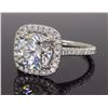 Image 3 : Platinum 1.73ct GIA Cert Diamond Ring