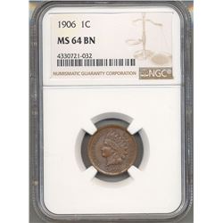 1906 Indian Head Cent PCGS MS64BN