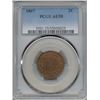 Image 1 : 1867 Two Cent Coin PCGS AU55