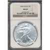 Image 1 : 1996 $1 American Silver Eagle Coin NGC MS69