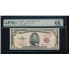 Image 1 : 1953C $5 Legal Tender Star Note PMG 66