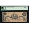 Image 1 : 1861 $5 Confederate States of America Note PCGS 30
