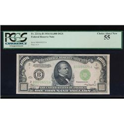 1934 $1000 New York Federal Reserve Note PCGS 55