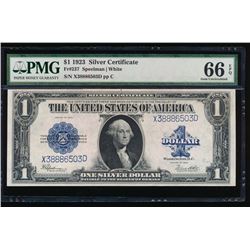 1923 $1 Silver Certificate PMG 66EPQ