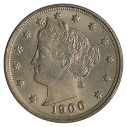 1900 Liberty Nickel Coin