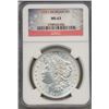 Image 1 : 1921 $1 Morgan Silver Dollar Coin NGC MS63