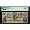 Image 1 : 1863 $100 Confederate States of America Note PCGS 64
