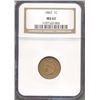 Image 1 : 1863 Indian Head Cent NGC MS62