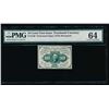 Image 1 : 10 Cent Fractional Currency Note PMG 64