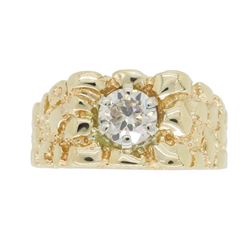 14KT Yellow Gold 0.74ct Diamond Ring