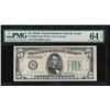 Image 1 : 1934D $5 St. Louis Federal Reserve Note PMG 64EPQ
