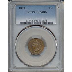 1889 Indian Head Cent PCGS PR64BN