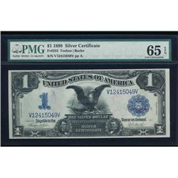 1899 $1 Black Eagle Silver Certificate PMG 65EPQ