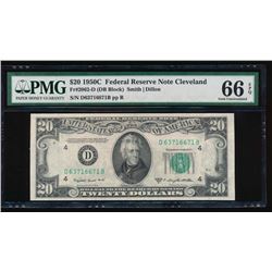 1950C $20 Cleveland Federal Reserve Note PMG 66EPQ