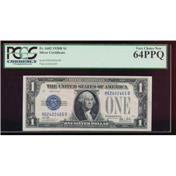 1928B $1 Silver Certificate PCGS 64PPQ