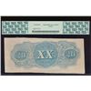 Image 2 : 1863 $20 Confederate States of America Note PCGS 35
