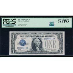 1928B $1 Silver Certificate PCGS 68PPQ