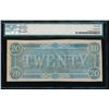 Image 2 : 1864 $20 Confederate States of America Note PMG 58